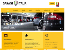 Tablet Screenshot of parcheggiogarageitalia.com
